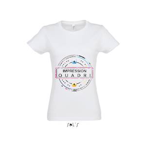 Finitions : Impression numérique quadri sur t-shirt blanc homme Sol's modèle Impérial.
 Avantages : L'impression numérique haute définition permet un rendu de couleur exceptionnel . Exemples d'utilisation : Vêtements de travail, évènementiels ... Co... 